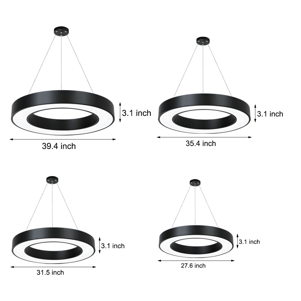 [Clearance Sale] Ring LED Office Chandelier Light Hanging Ceiling Lighting