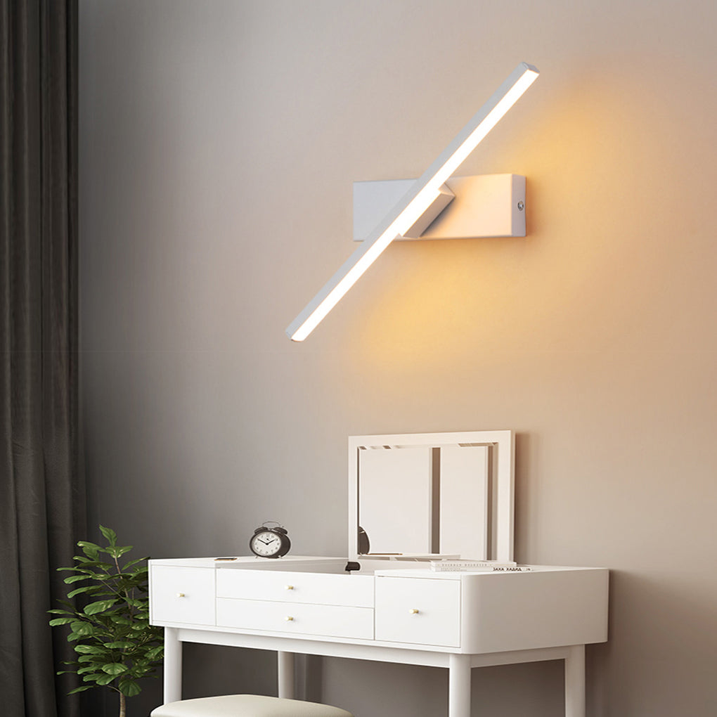 330° Rotatable Creative Strip LED Modern Wall Lamp Wall Sconce Lighting