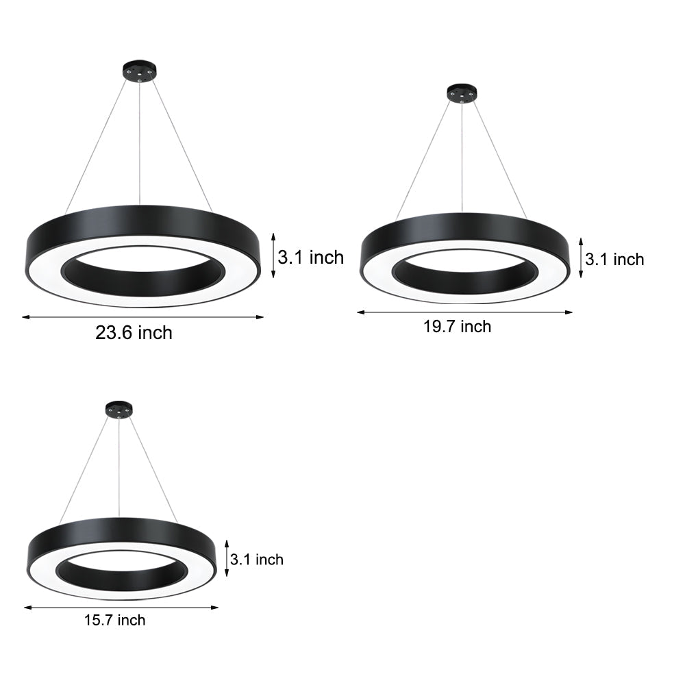 [Clearance Sale] Ring LED Office Chandelier Light Hanging Ceiling Lighting