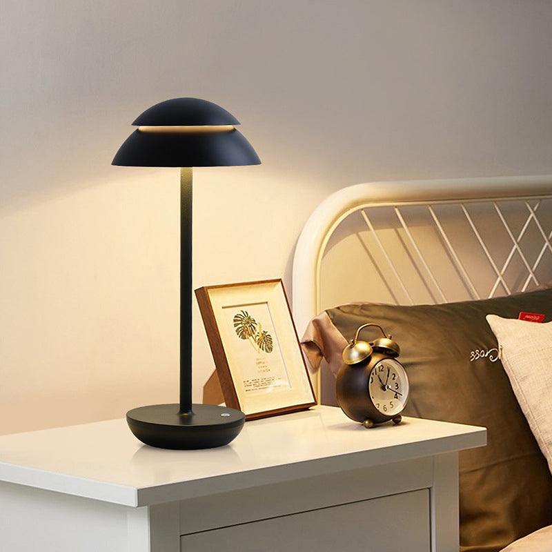 Modern Double Dome LED Accent Table Lamp Touch on/off