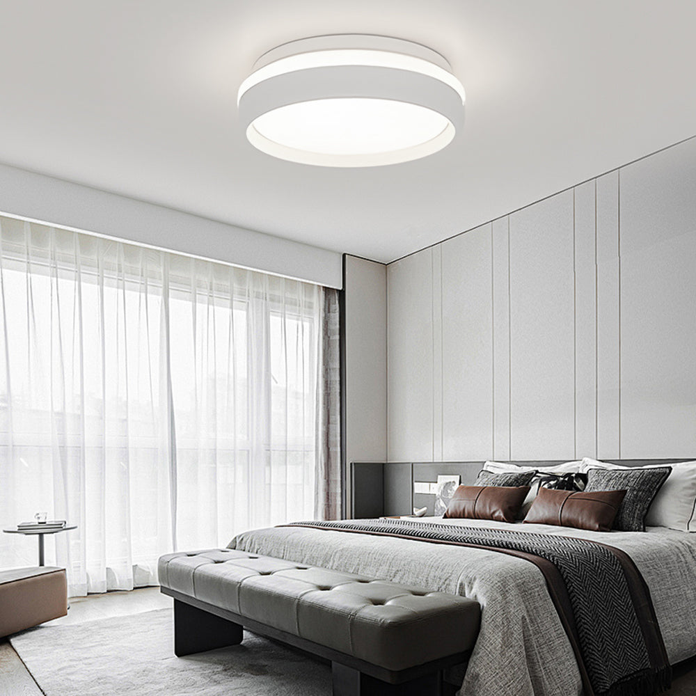 7.9-Inch Round Flush Mount Lighting LED Ceiling Light Acrylic Ceiling Lamp Ceiling-Mounted LED Light for Bedroom