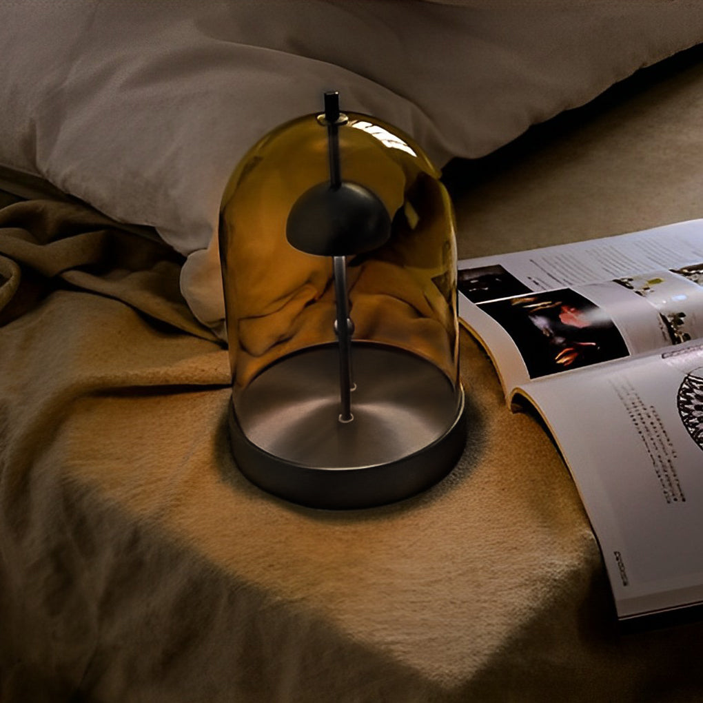 DIY Dome Detachable Smoked Glass Table Ambient Lamp