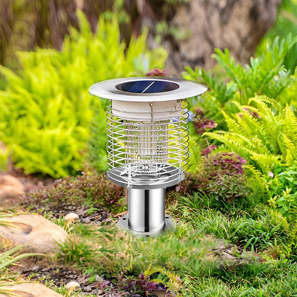 Waterproof USB Solar Bug Zapper Mosquito Killer Lamp Garden Lights