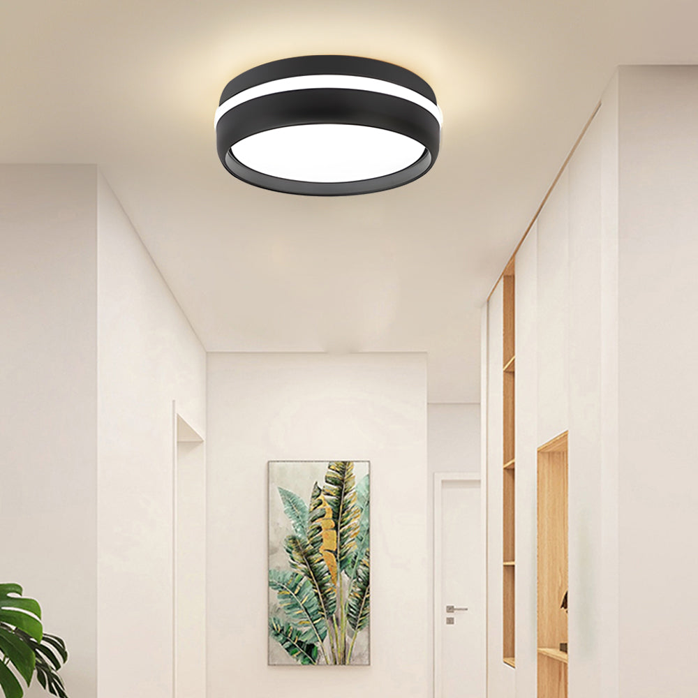 7.9-Inch Round Flush Mount Lighting LED Ceiling Light Acrylic Ceiling Lamp Ceiling-Mounted LED Light for Bedroom