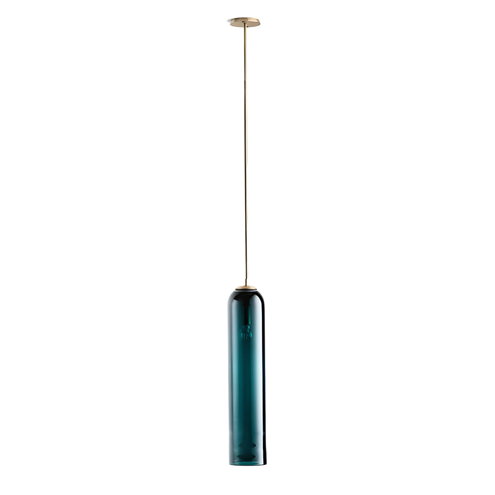 Long Glass Bottle Luxury Hardware Luxury Postmodern Pendant Lights