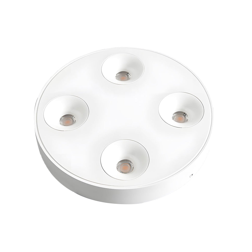 9.1-Inch Peg 4-Light LED Flush Mount Ceiling Light for Bathroom