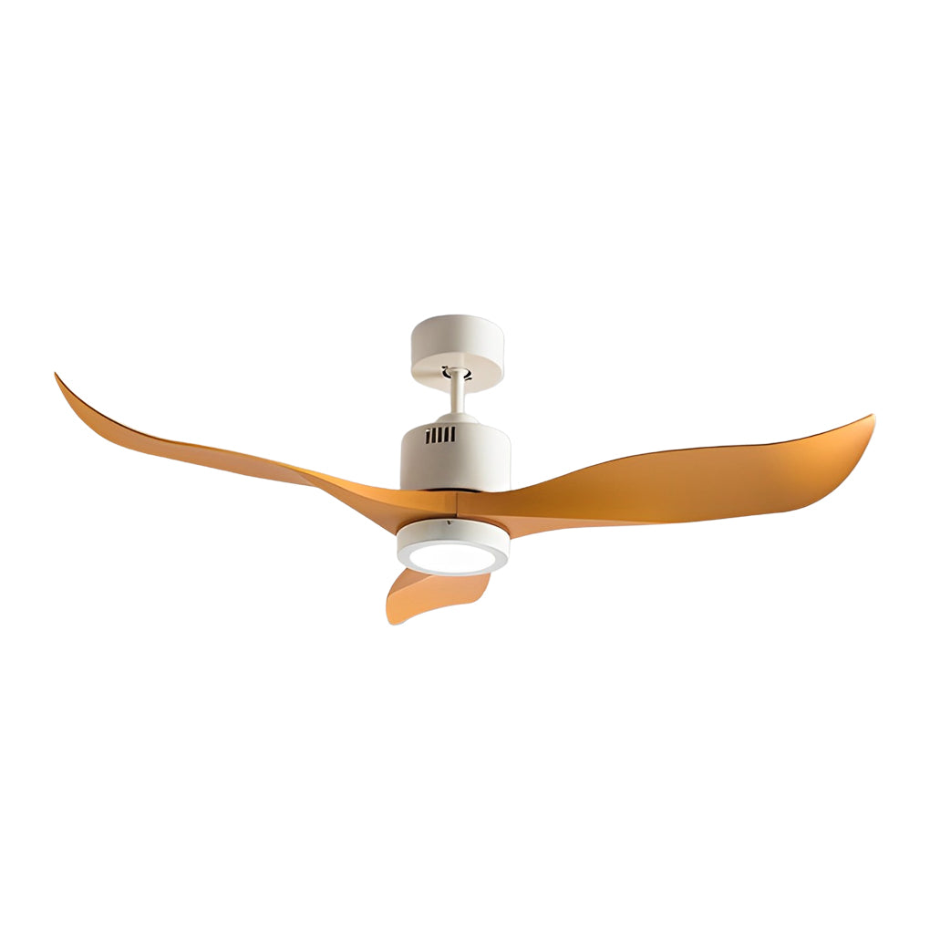 3 Blades Mute Intelligent with Remote LED Nordic Ceiling Fans Lamp