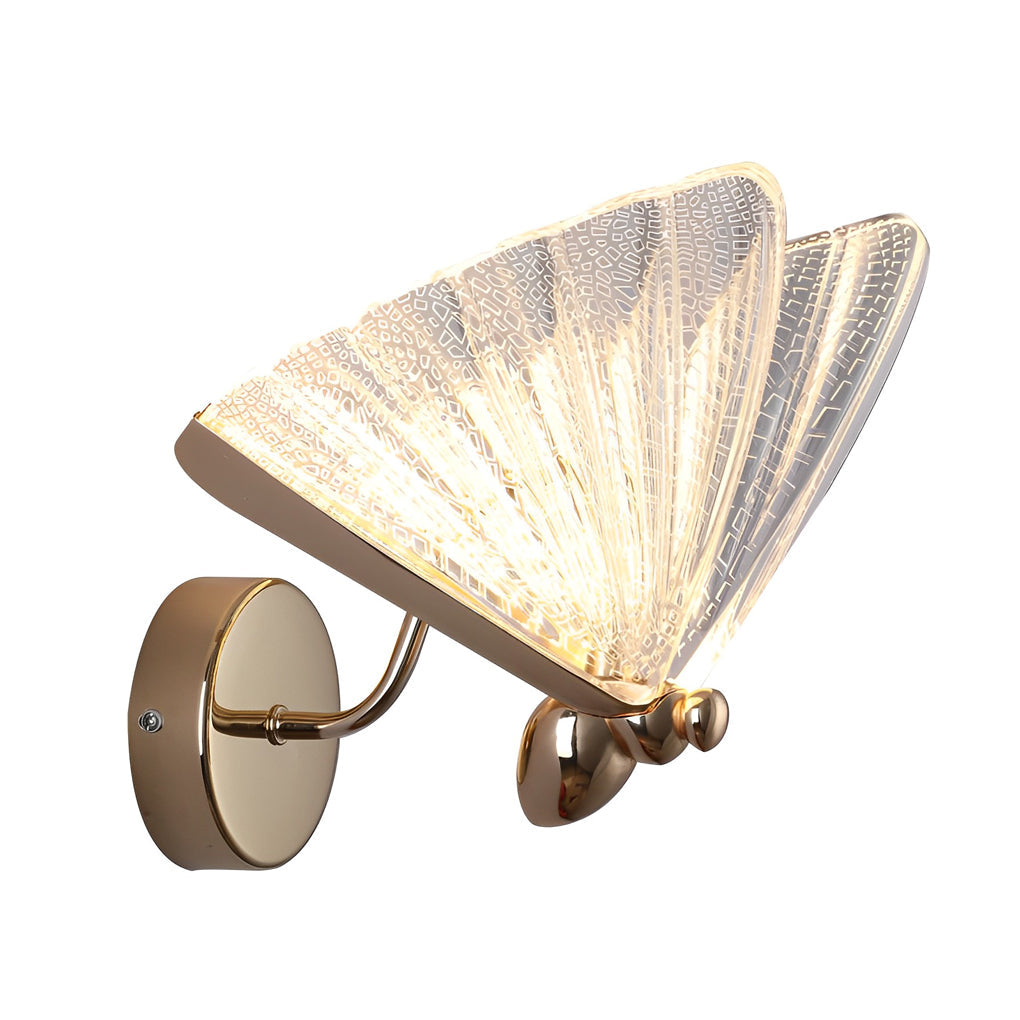 Metal Acrylic Butterflies Shape Creative LED European-style Wall Lamp