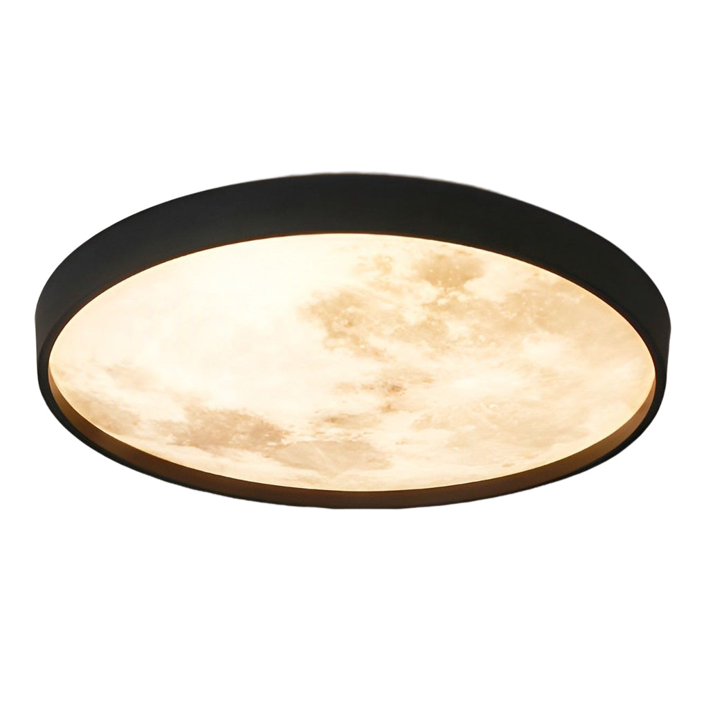 Creative Moon 3 Step Dimming LED Modern Ceiling Light Flush Mount Lighting