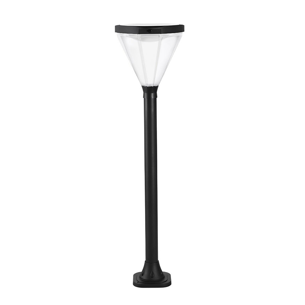 Waterproof Intelligent Light Control Led Black Modern Solar Lawn Lamp