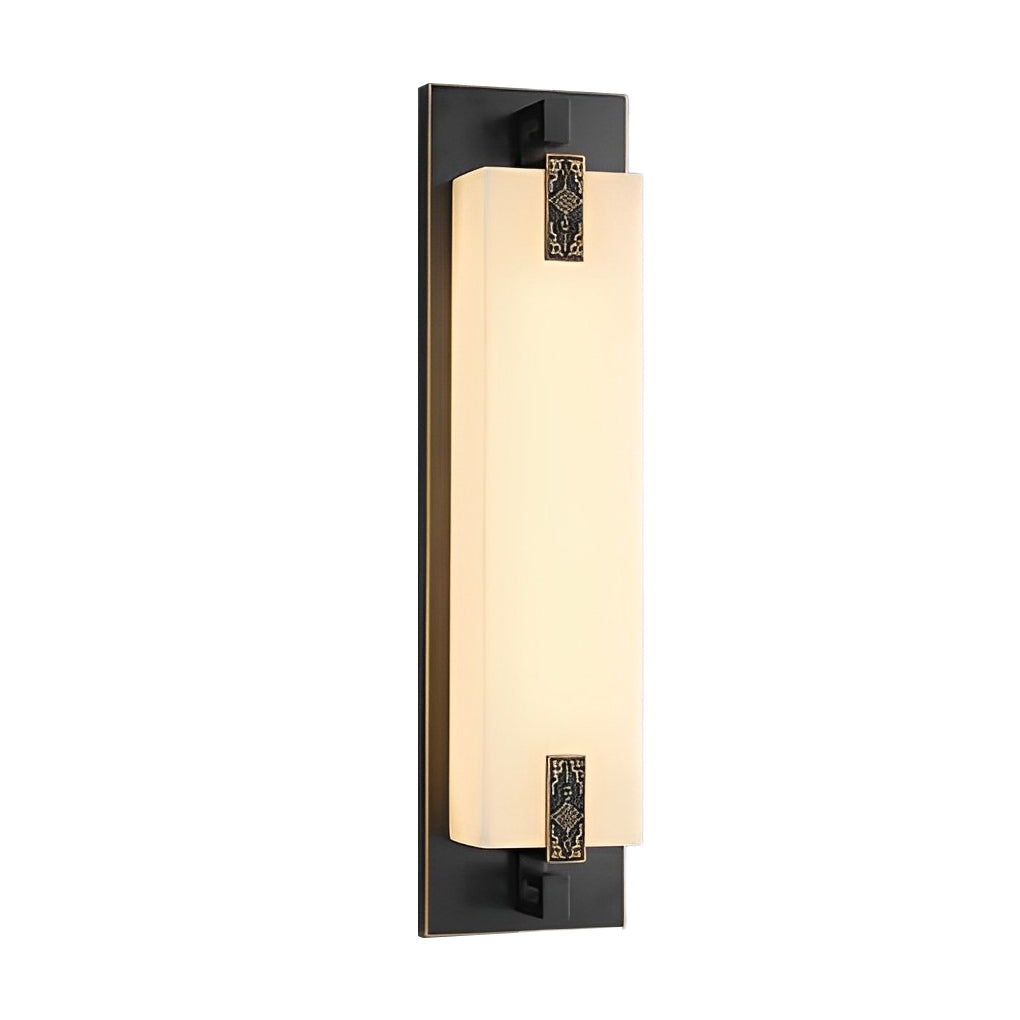 Outdoor Waterproof LED Copper Retro Exterior Wall Lights Sconces Lighting