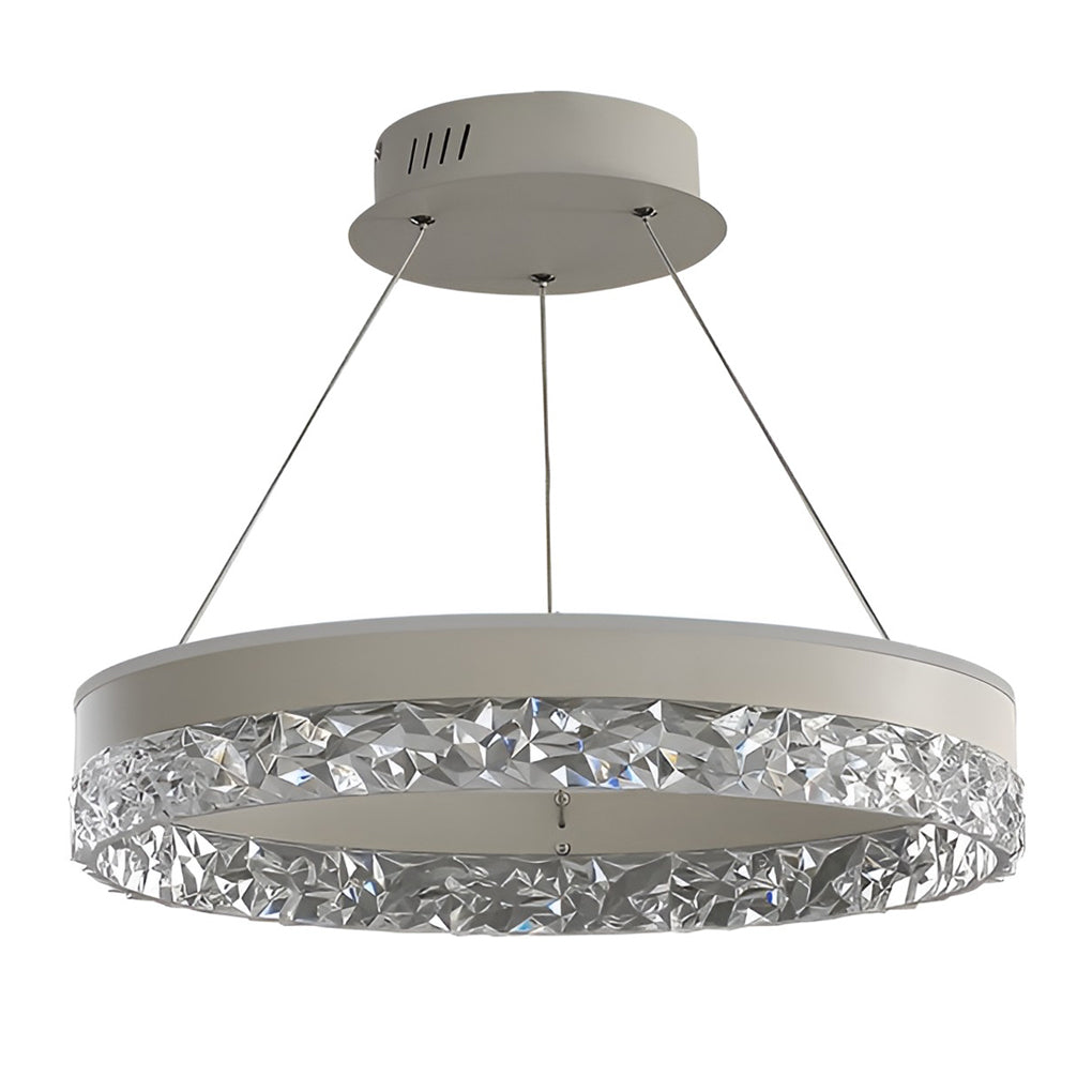 Circular Ring Three-step Dimming LED Modern Chandelier Island Lights