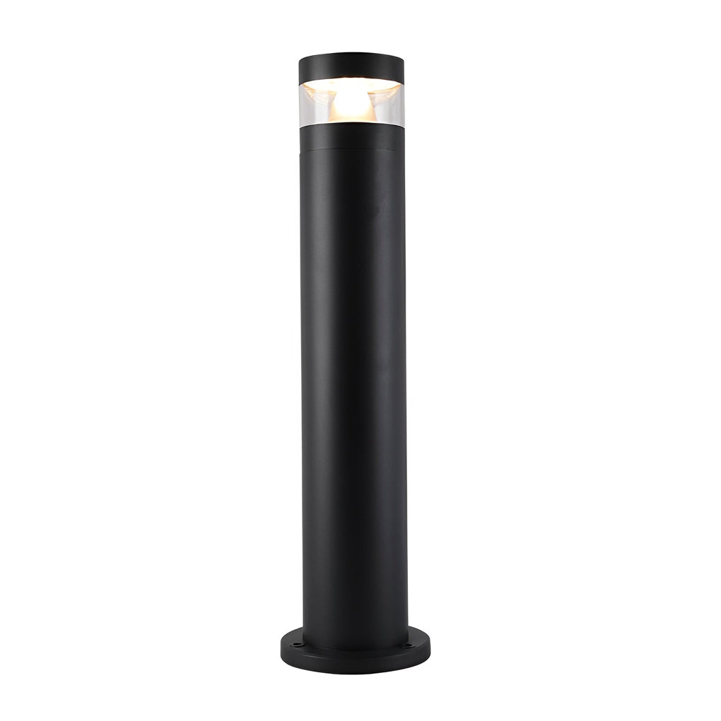 Cylindrical Creative Waterproof LED Black Modern Outdoor Lawn Lights