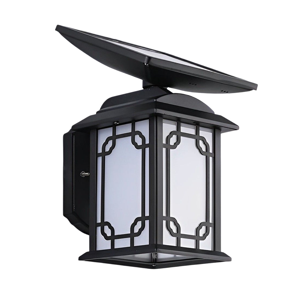 Vintage Waterproof LED Dimmable with Remote Solar Wall Lights Outdoor