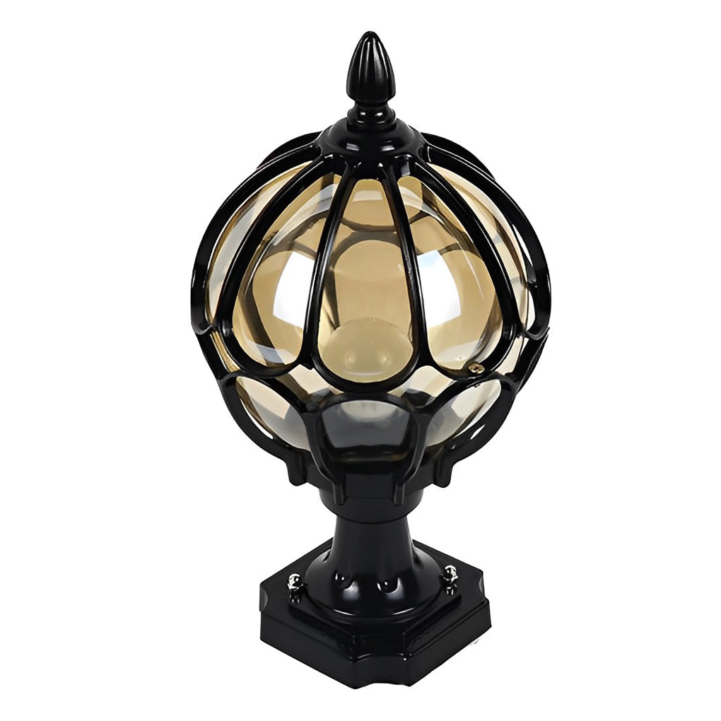 [Clearance Sale]Vintage Outdoor Pier Mount Post Light with Glass Globe