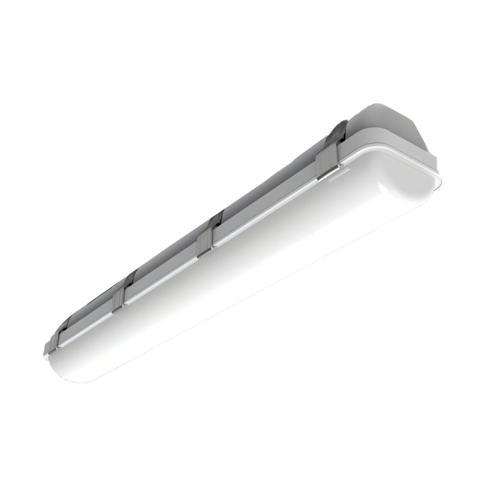 23-inch White Linear Vapor Tight LED Flush Mount Ceiling Light