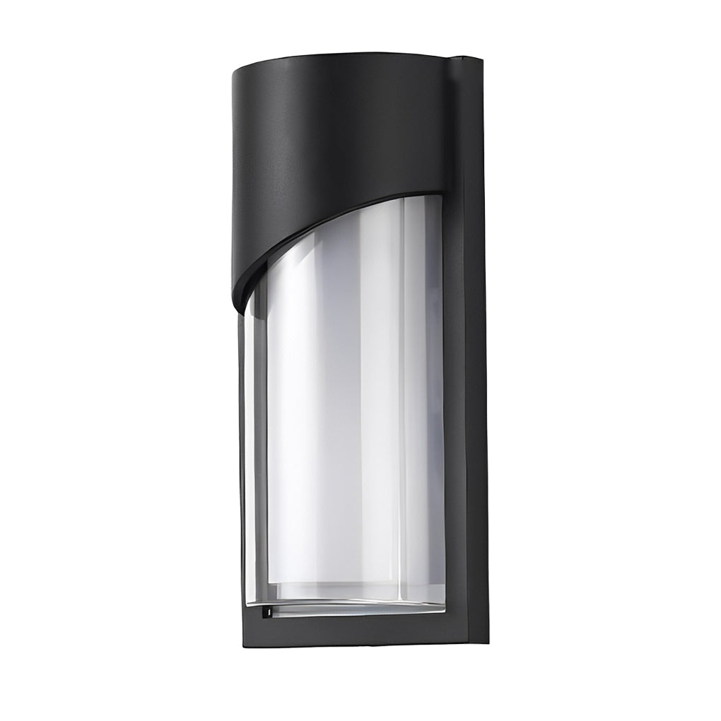 Creative Waterproof LED Black Modern Outdoor Wall Lamp Exterior Lights