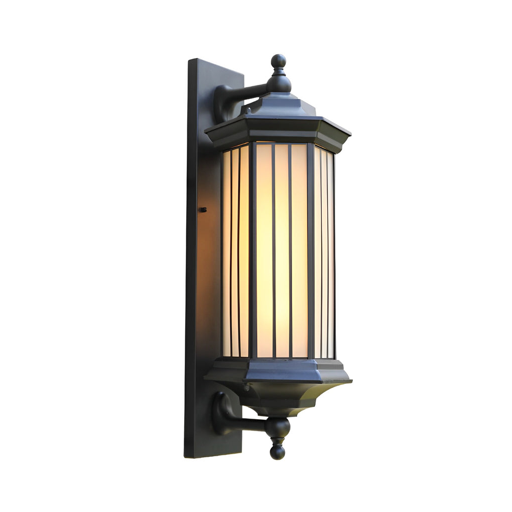 Retro Creative Outdoor Waterproof Black Modern Exterior Wall Lights