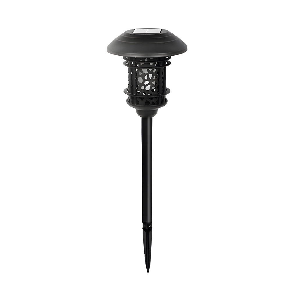 22.4-inch Solar Black Pathway Light with Stake