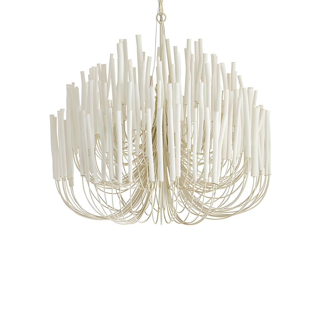 Whitewashed Wood Tilda Chandelier Large Hanging Ceiling Light