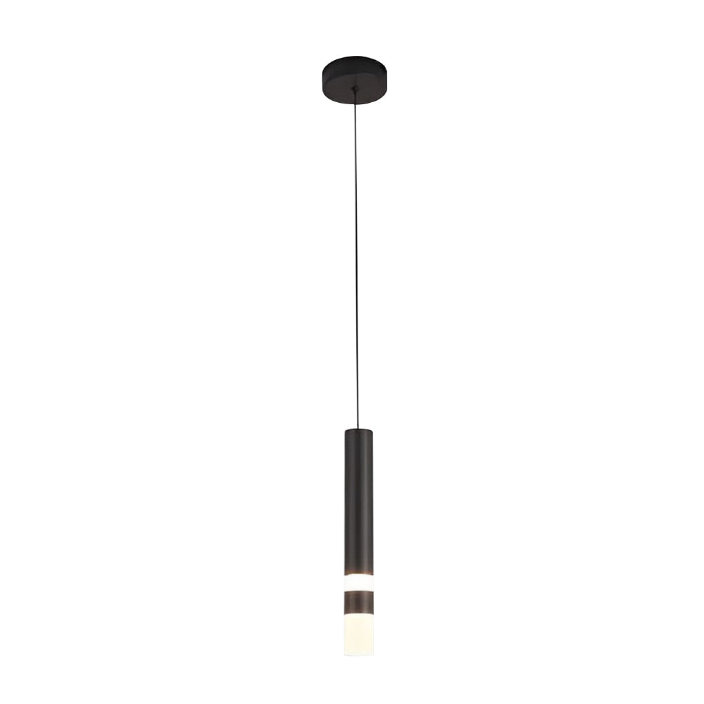 Personality Minimalist LED Black Nordic Pendant Light Kitchen Island Lighting