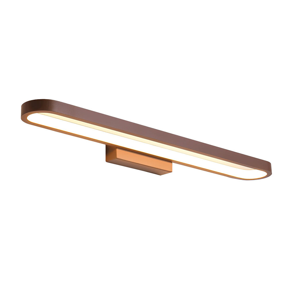 Annular Ring-Shaped LED Bathroom Vanity Light with Slim Linear Profile