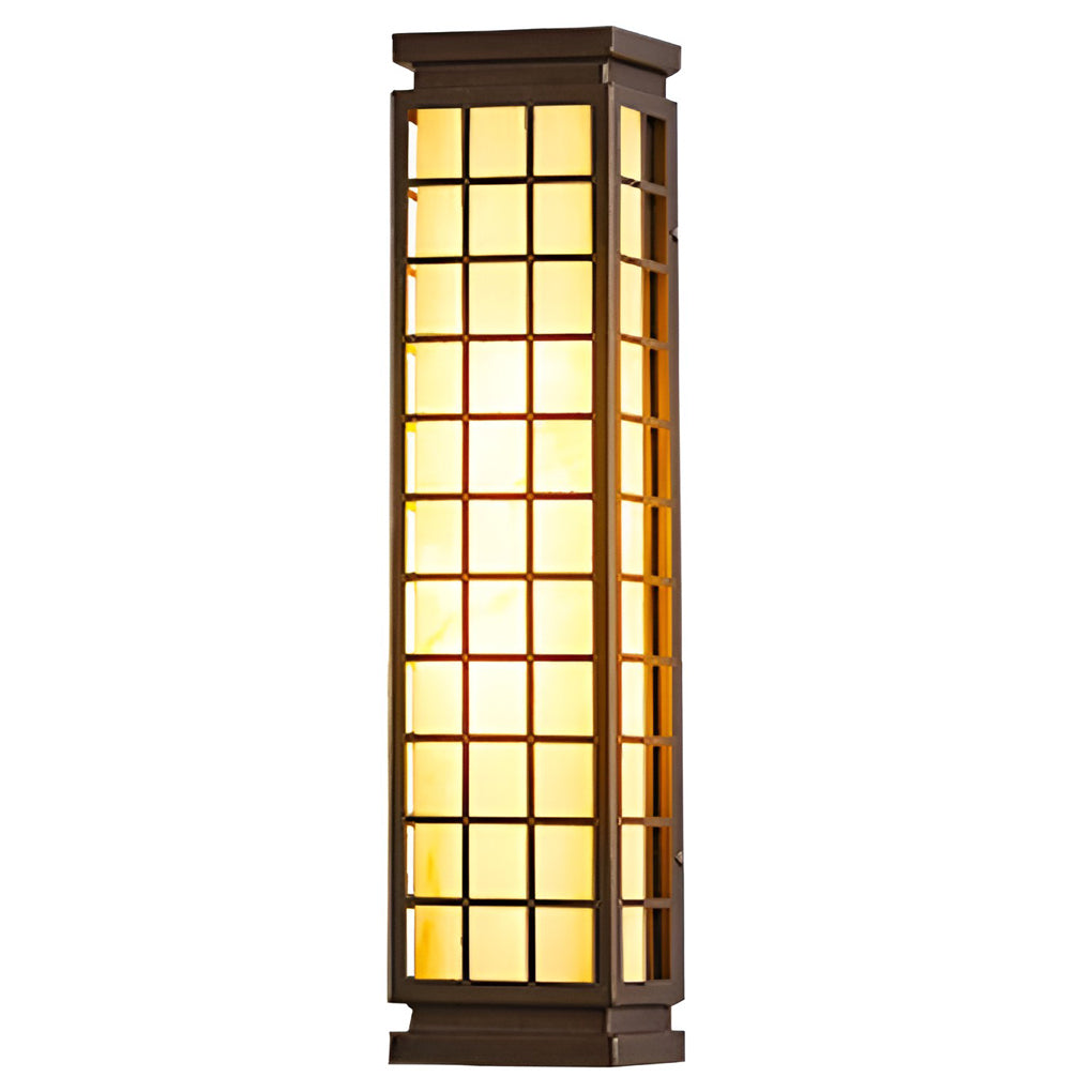 Classic Rectangular T5 Waterproof Vintage Outdoor Wall Lights Fixture