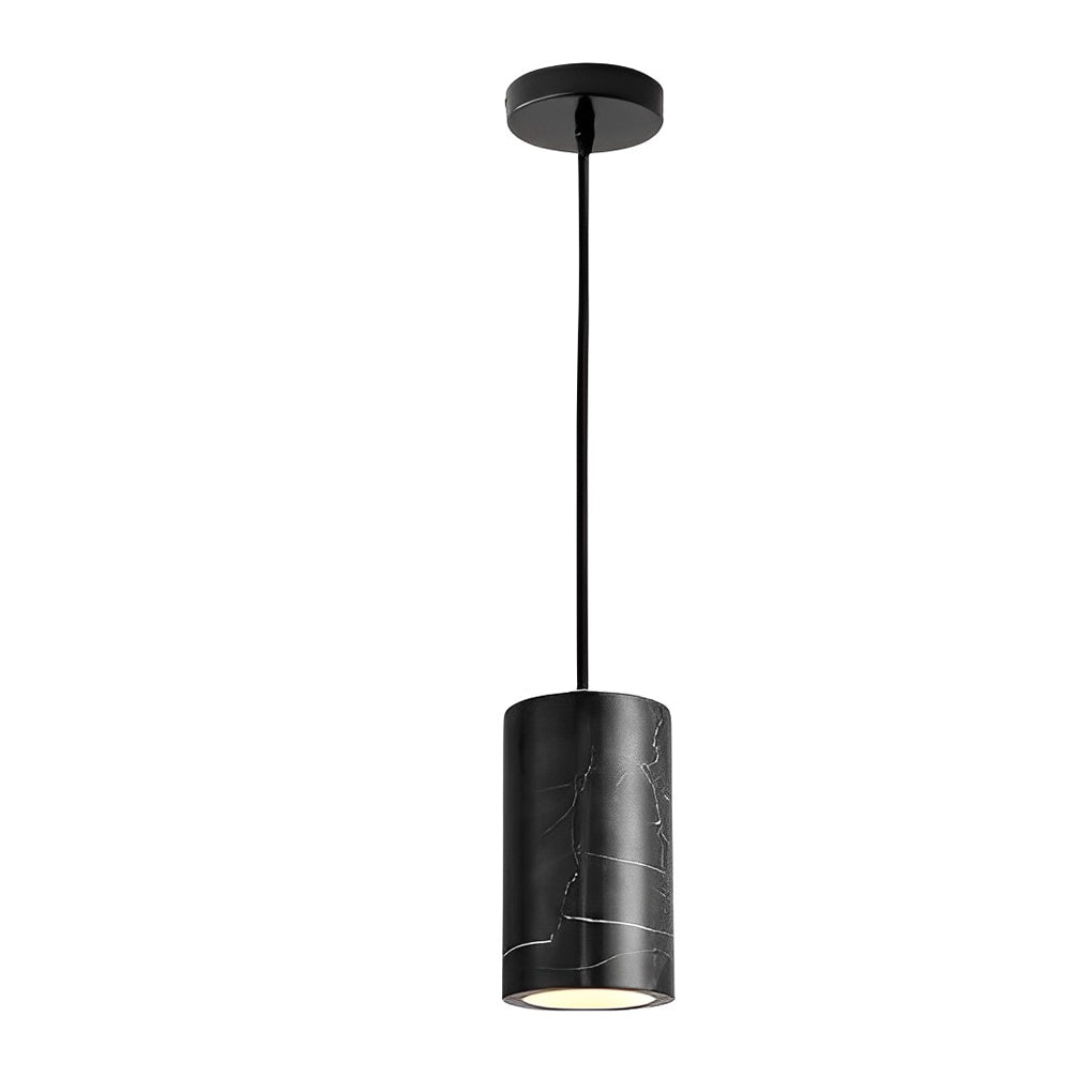 Minimalist Cylindrical Marmoreal 3 Step Dimming Nordic Pendant Lights