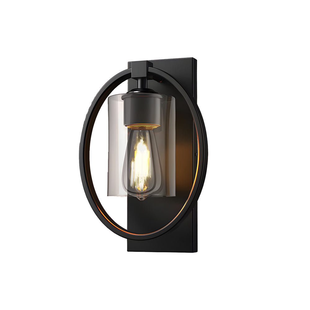 Black Industrial Tungsten Bulb Bathroom Sconces Lighting Wall Lights