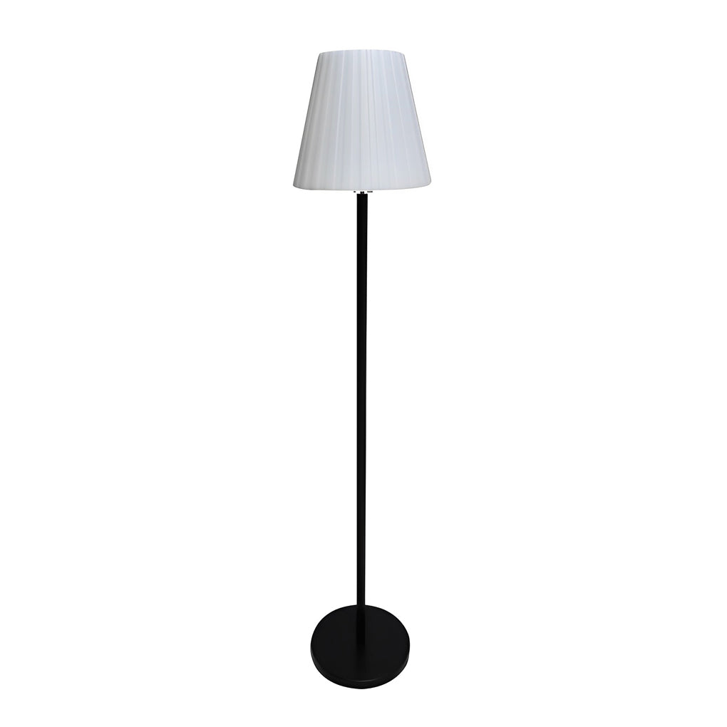 Modern Intelligent LED Metal and Shaded Floor Lamp