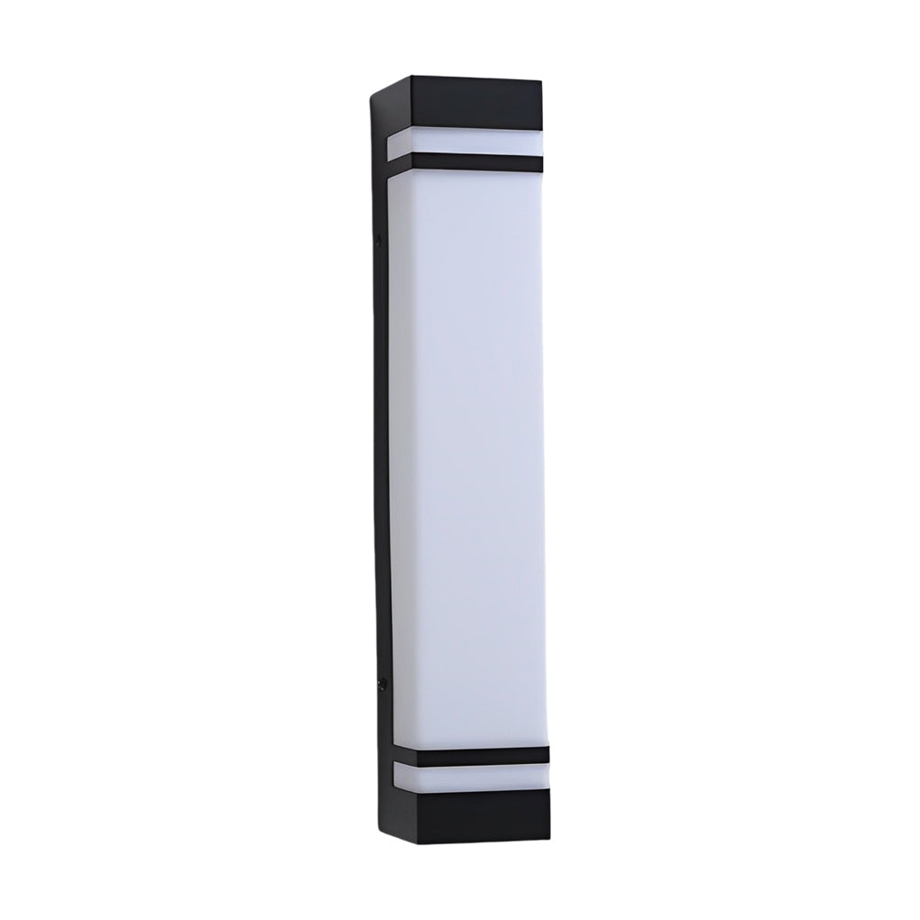 Waterproof Strip LED Black Modern Outdoor Wall Light Fixture Wall Lamp