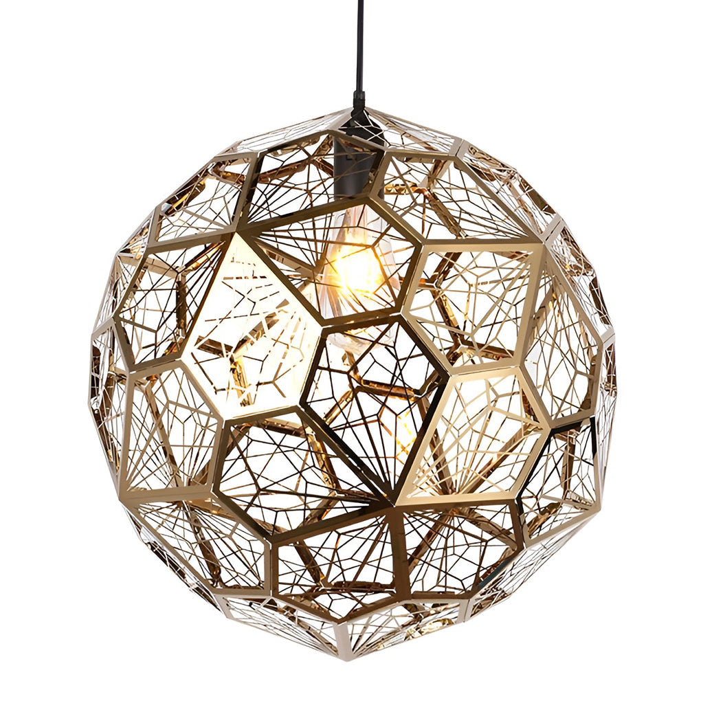 Geometric Spherical Postmodern Dining Room Chandelier Pendant Light