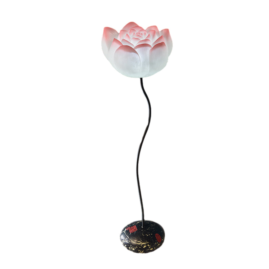 Short Fancy Lotus Aesthestics LED Flower Floor Lamp