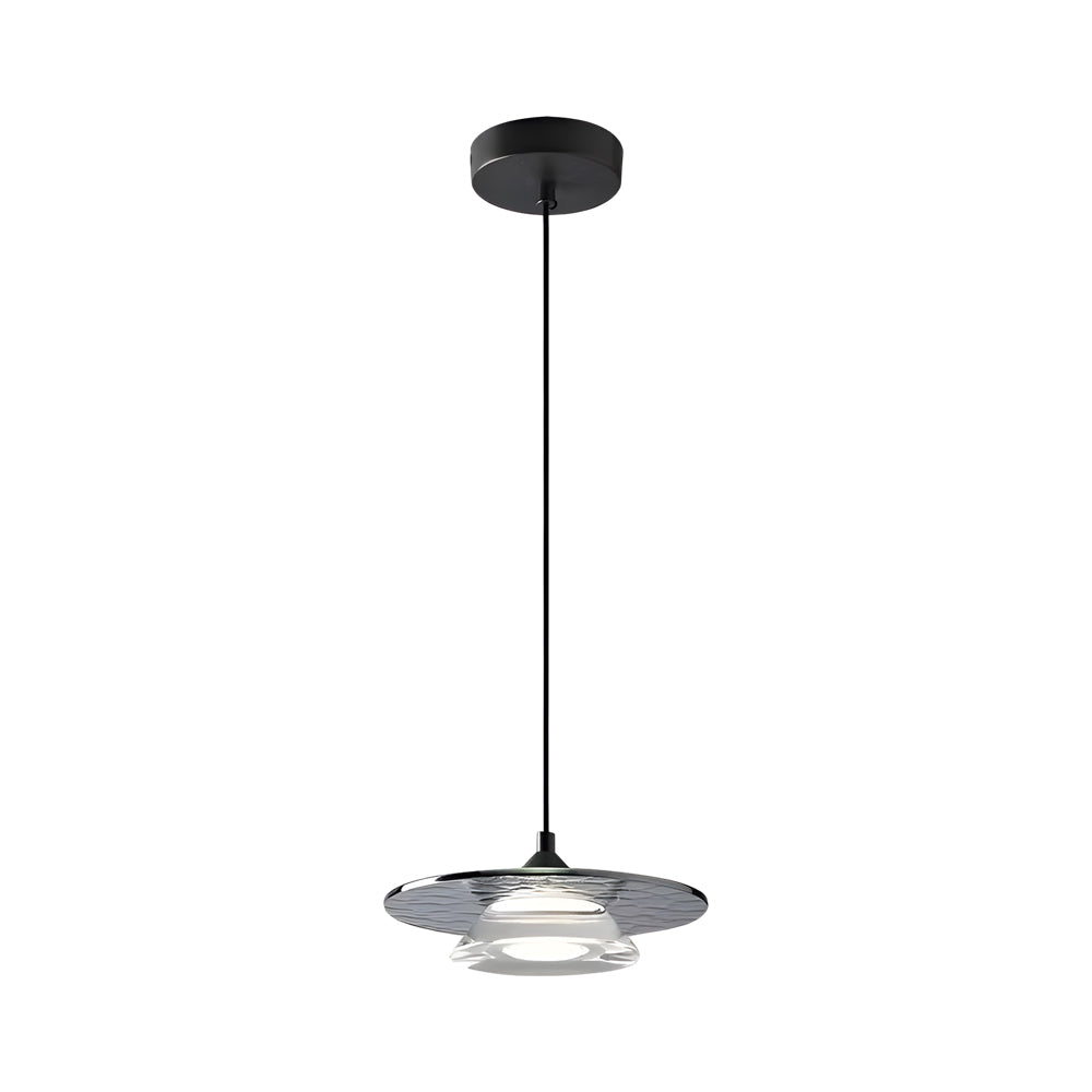 Dia 7'' LED 3 Step Dimming Glass Italian Kitchen Pendant Lighting