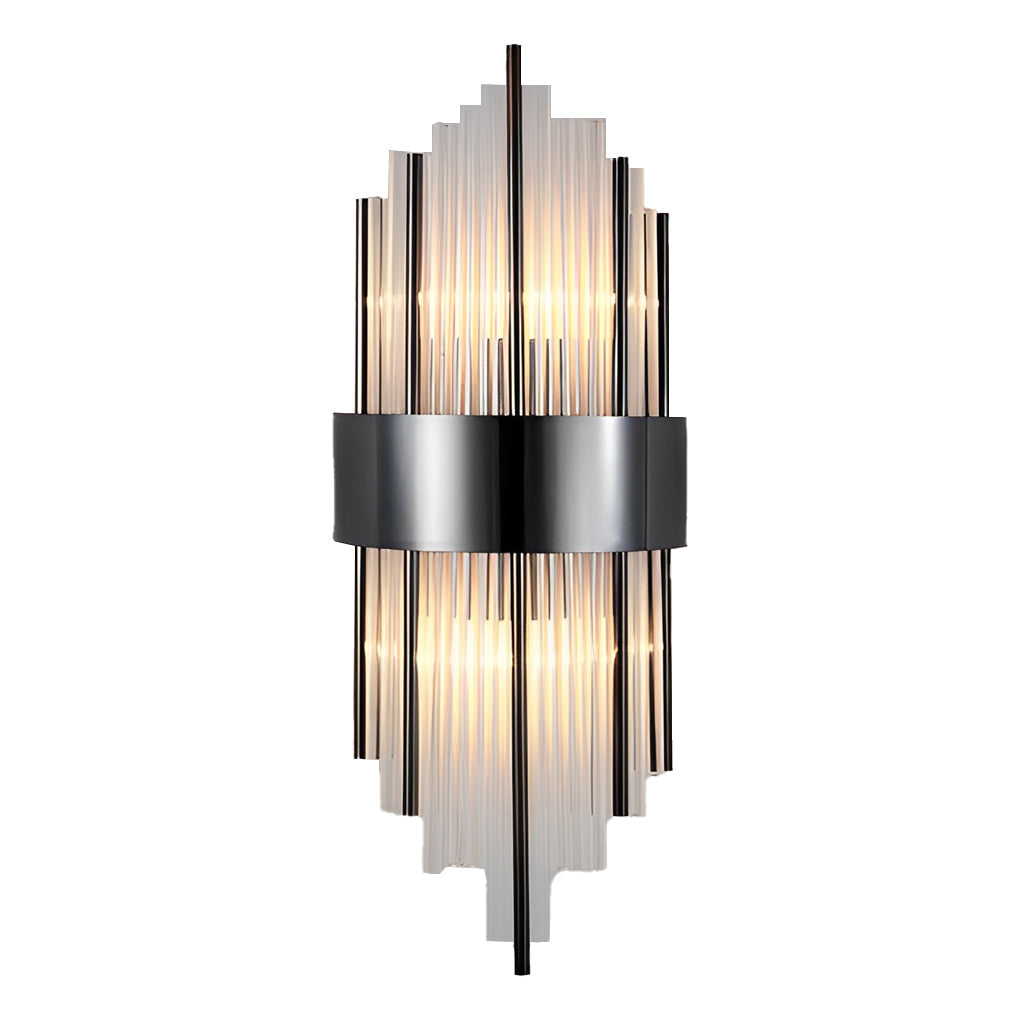 Simple Luxury Three Step Dimming LED Post-Modern Crystal Wall Lights Fixture