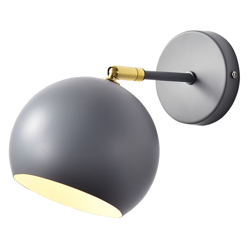 Adjustable Hemispherical Nordic Plug in Wall Lamp Wall Sconce Lighting