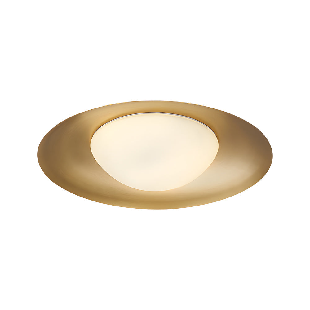 1-Light Round LED Flush Mount Ceiling Light