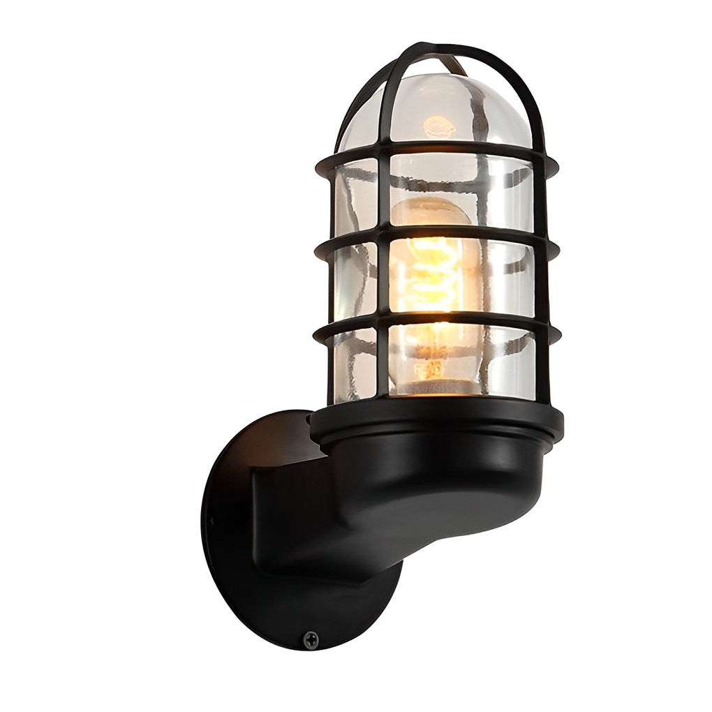 Retro Cage Shape LED 4w Waterproof American-style Outdoor Wall Lamp