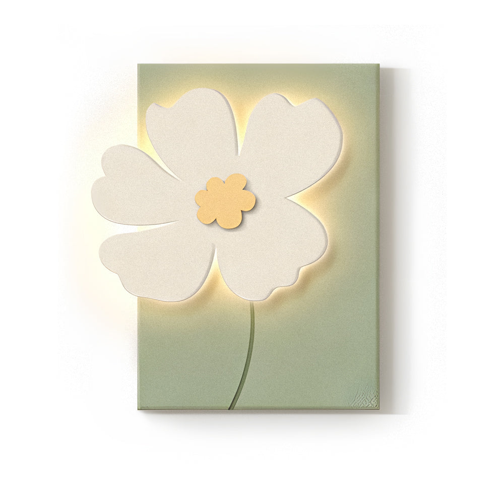 Flowers Three-Dimensional Sandstone Painting USB Remote Decorative Painting