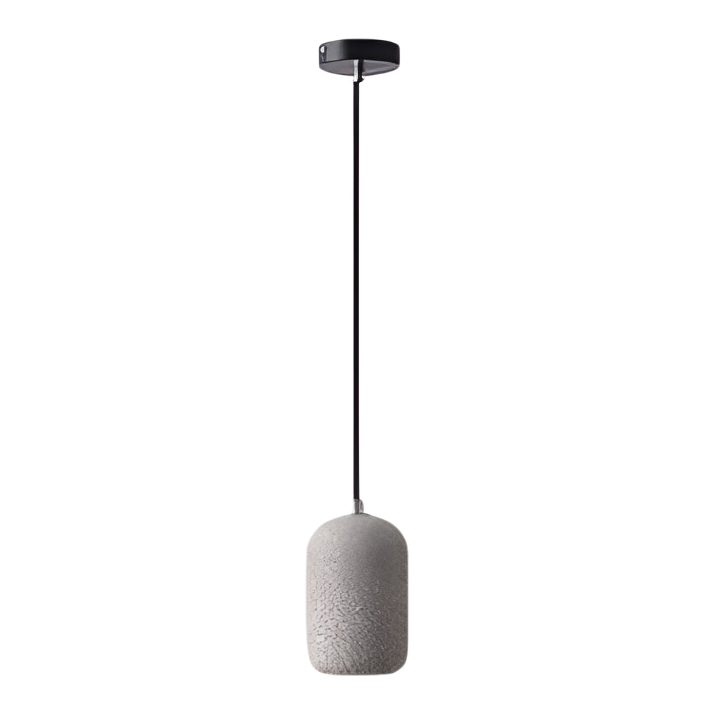 Nordic Cylinder Cement Pendant Light LED Hanging Lamp Kitchen Island Hanging Light for Dining Room