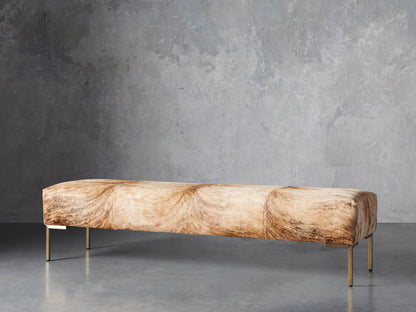 Tilton Hair on Hide Bench