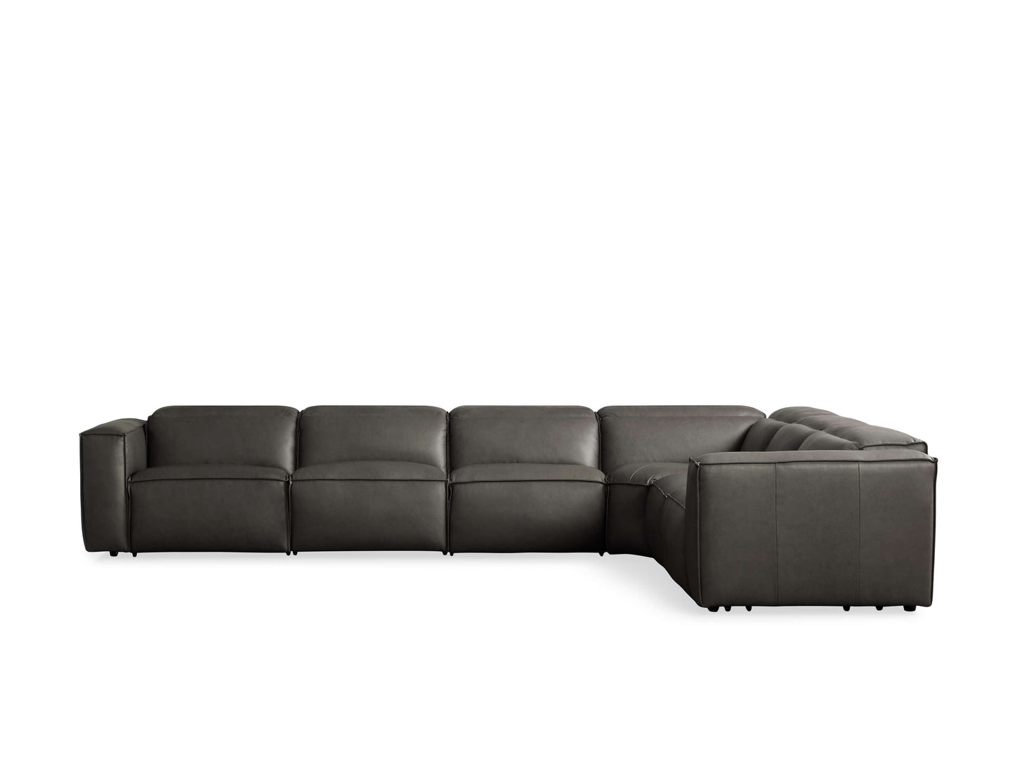 Coburn Leather Six Piece Motion Sectional