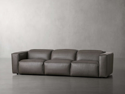 Coburn Leather Three-Piece Motion Sofa