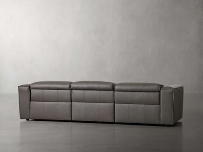 Coburn Leather Three-Piece Motion Sofa