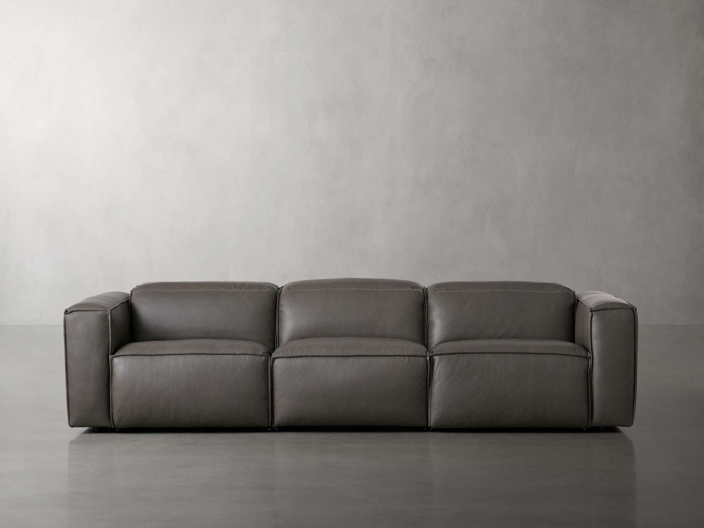 Coburn Leather Three-Piece Motion Sofa