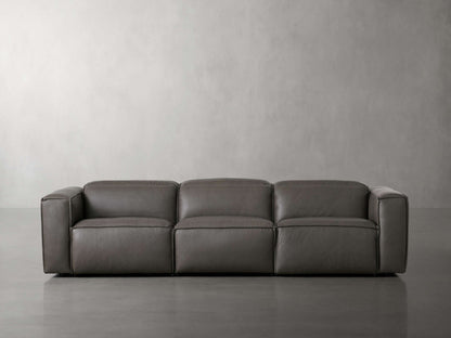 Coburn Leather Three-Piece Motion Sofa