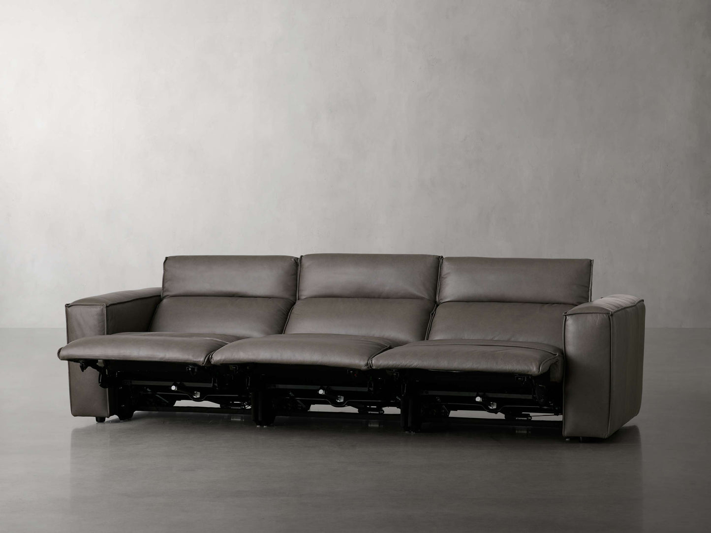 Coburn Leather Three-Piece Motion Sofa