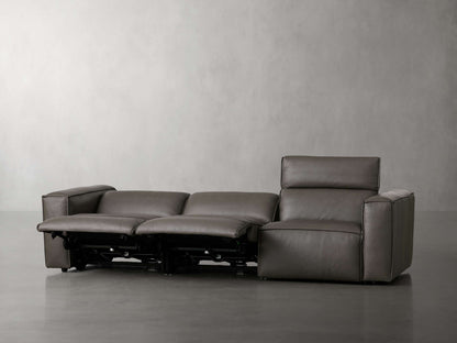 Coburn Leather Three-Piece Motion Sofa