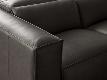 Coburn Leather Five-Piece Motion Corner Sectional