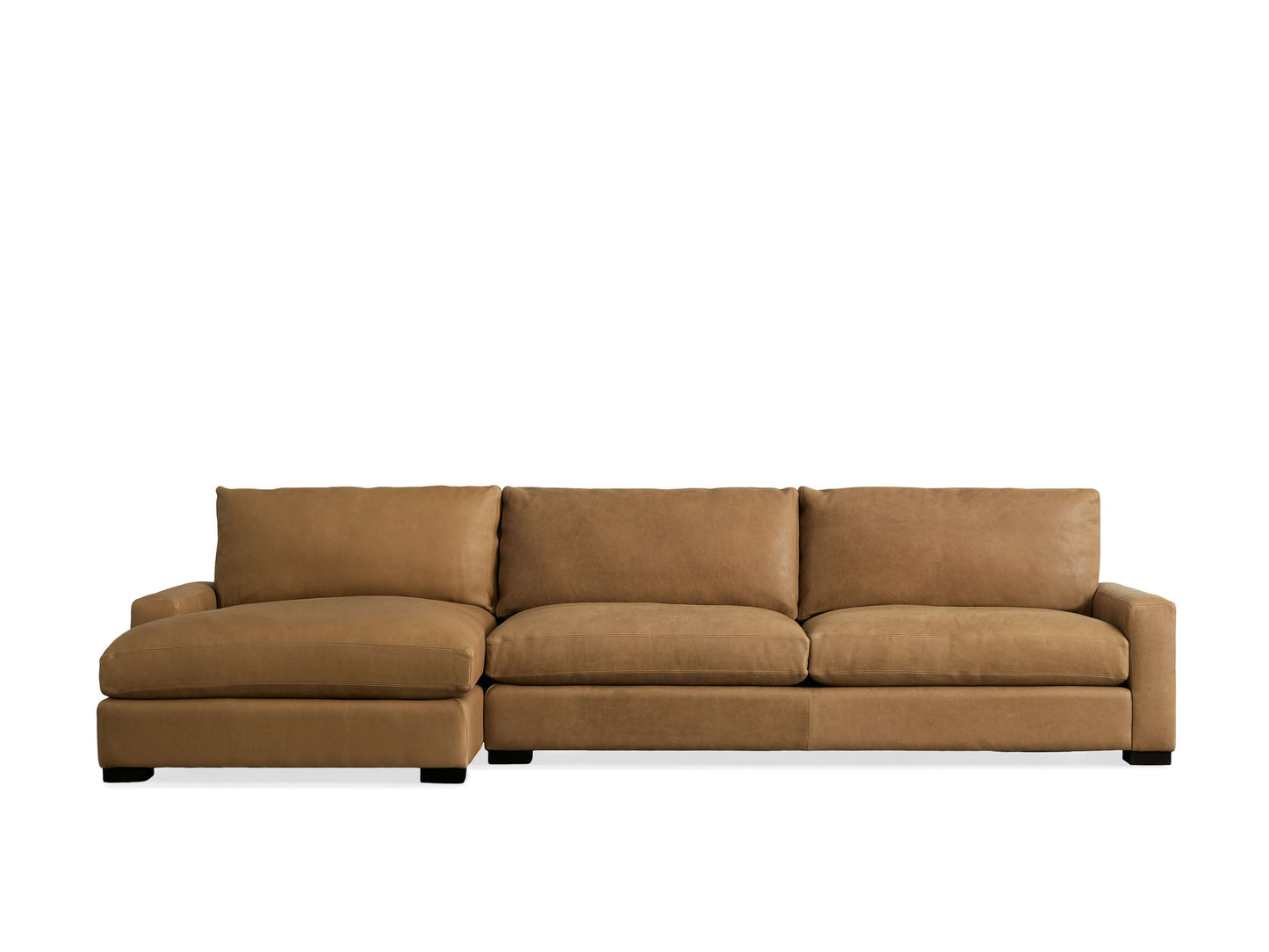 Remington Leather Two-Piece Chaise Sectional